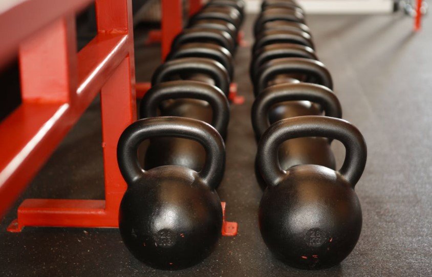 pisos de caucho en gimnasio